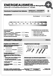 Seite 2 Energieausweis-Energiepass-Verbrauchsausweis Wohngebäude