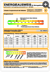 Seite 3 Energieausweis-Energiepass-Verbrauchsausweis Wohngebäude